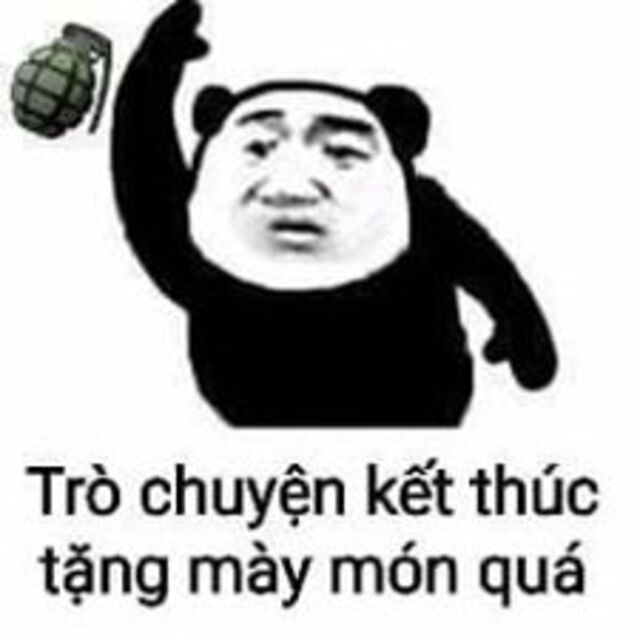 Meme gấu trúc bựa Weibo dùng để kết thúc câu chuyện